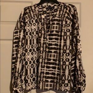 I N C International Concepts Batik pattern Blouse NWOT